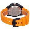Luminox Navy Seal Orange Rubber Strap Blue Dial Quartz Diver's XS.3603 200M Men's Watch