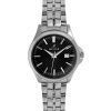 Westar Profile Stainless Steel Black Dial Quartz 40202STN103 Womens Watch