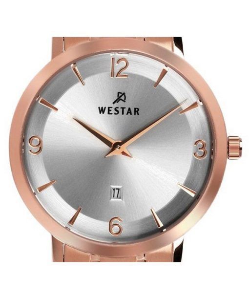 Westar Profile Stainless Steel Silver Dial Quartz 40220PPN607 Womens Watch