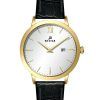 Westar Profile Leather Strap Silver Dial Quartz 50214GPN107 Mens Watch