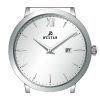 Westar Profile Leather Strap Silver Dial Quartz 50214STN127 Mens Watch