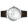 Westar Profile Leather Strap Silver Dial Quartz 50214STN127 Mens Watch