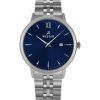 Westar Profile Stainless Steel Blue Dial Quartz 50215STN104 Mens Watch