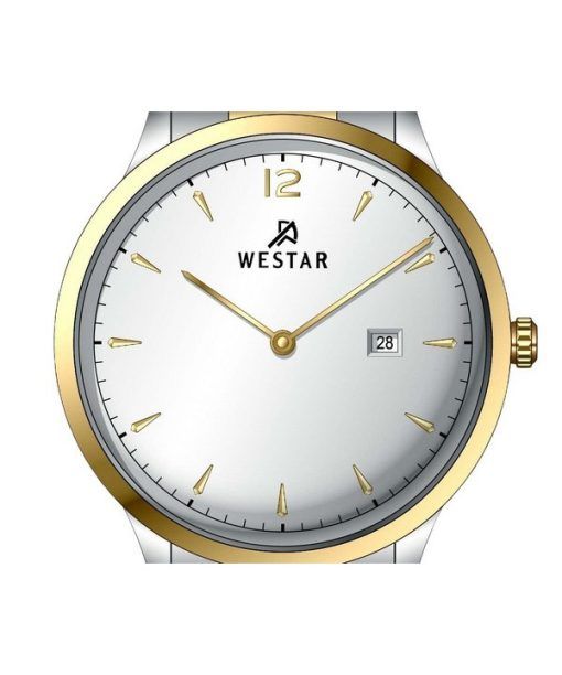 Westar Profile Stainless Steel Silver Dial Quartz 50218CBN107 Mens Watch