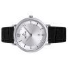 Westar Profile Leather Strap Silver Dial Quartz 50219STN107 Mens Watch