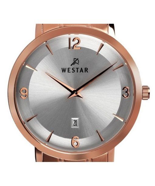 Westar Profile Stainless Steel Silver Dial Quartz 50220PPN607 Mens Watch