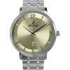 Westar Profile Stainless Steel Champagne Dial Quartz 50220STN102 Mens Watch