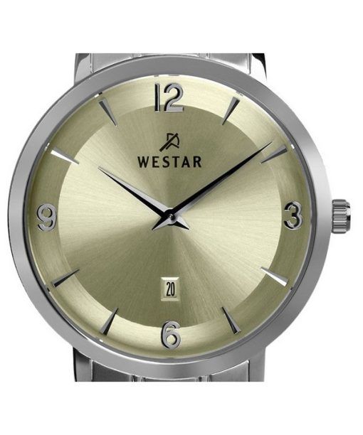 Westar Profile Stainless Steel Champagne Dial Quartz 50220STN102 Mens Watch