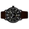 Westar Profile Leather Strap Black Dial Quartz 50228BBN523 Mens Watch