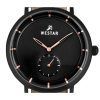 Westar Profile Leather Strap Black Dial Quartz 50246BBN603 Mens Watch