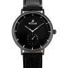 Westar Profile Leather Strap Black Dial Quartz 50246GGN103 Mens Watch