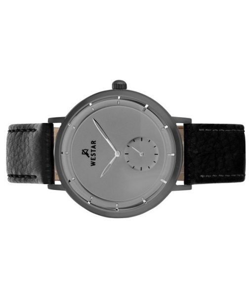 Westar Profile Leather Strap Grey Dial Quartz 50246GGN106 Mens Watch