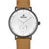 Westar Profile Leather Strap Silver Dial Quartz 50246GGN187 Mens Watch