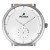 Westar Profile Leather Strap Silver Dial Quartz 50246STN107 Mens Watch