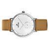 Westar Profile Leather Strap Silver Dial Quartz 50246STN187 Mens Watch