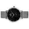 Westar Profile Stainless Steel Black Dial Quartz 50247STN103 Mens Watch