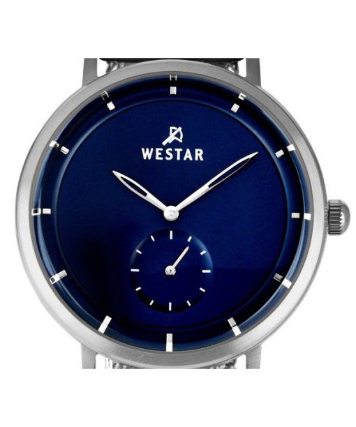 Westar Profile Stainless Steel Blue Dial Quartz 50247STN104 Mens Watch