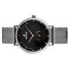 Westar Profile Stainless Steel Black Dial Quartz 50247STN603 Mens Watch