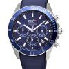 Westar Activ Chronograph Leather Strap Blue Dial Quartz 90245STN144 100M Men's Watch