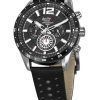 Westar Activ Chronograph Leather Strap Black Dial Quartz 90249SBN103 100M Men's Watch