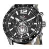 Westar Activ Chronograph Leather Strap Black Dial Quartz 90249SBN103 100M Men's Watch