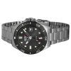 Westar Activ Sports Stainless Steel Black Dial Quartz 90250SBN903 100M Men's Watch