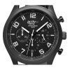 Westar Activ Chronograph Leather Strap Black Dial Quartz 90261GGN103 100M Men's Watch