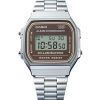 Casio Vintage Digital Stainless Steel Bracelet Quartz A168WA-5A Mens Watch