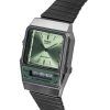 Casio Vintage Analog Digital Stainless Steel Green Dial Quartz AQ-800ECGG-3A Men's Watch