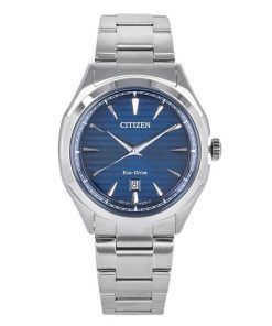 Citizen Core Collection Stainless Steel Blue Dial Eco-Drive AW1750-85L 100M Men's Watch