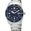 Citizen Eco-Drive Stainless Steel Blue Dial AW1761-89L 100M Men's Watch