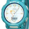 Casio Baby-G Analog Digital Bio Based Resin Strap Light Green Dial Quartz BGA-310RP-3A 100M Women's Watch