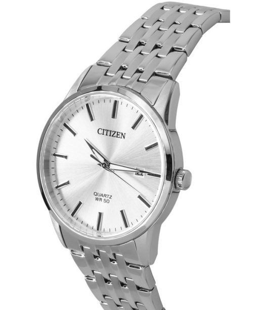 Citizen Stainless Steel Bracelet Silver Dial Quartz BI5000-87A Mens Watch