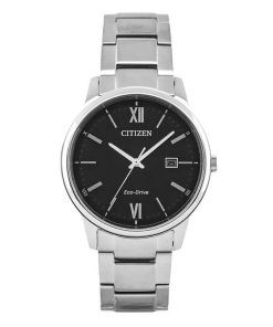 Citizen Eco-Drive Stainless Steel Black Dial BM6978-77E Men's Watch