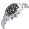 Citizen Eco-Drive Chronograph Stainless Steel Black Dial CA0790-83E 100M Mens Watch