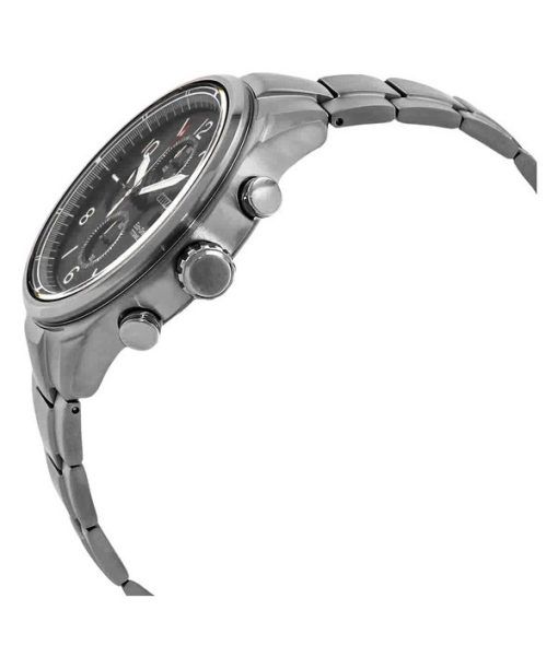 Citizen Eco-Drive Chronograph Super Titanium Black Dial CA0810-88E 100M Men's Watch