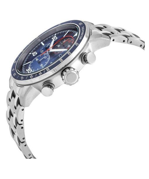 Citizen Brycen Chronograph Stainless Steel Blue Dial Eco-Drive CA0850-59L 100M Men's Watch