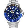 Fossil Blue GMT Stainless Steel Blue Dial Quartz FS5991 100M Men's Watch