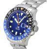 Fossil Blue GMT Stainless Steel Blue Dial Quartz FS5991 100M Men's Watch