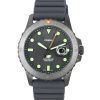 Fossil Blue Dive Silicone Strap Grey Dial Quartz FS5994 100M Men's Watch
