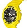 Casio G-Shock Mobile Link Analog Digital Yellow Resin Strap Black Dial Solar GA-B2100C-9A 200M Men's Watch