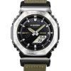 Casio G-Shock Utility Metal Collection Analog Digital Cloth Strap Black Dial Quartz GM-2100C-5A 200M Men's Watch