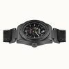 Ingersoll The Scovill Black Leather Strap Black Skeleton Dial Automatic I13902 100M Mens Watch