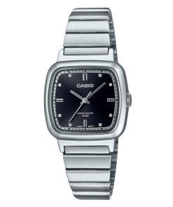 Casio Standard Analog Stainless Steel Black Dial Quartz LTP-B140D-1A Mens Watch