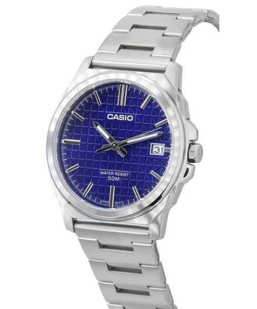 Casio Standard Analog Stainless Steel Blue Dial Quartz MTP-E720D-2A Men's Watch