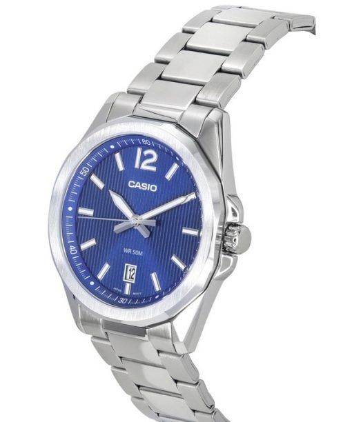 Casio Standard Analog Stainless Steel Blue Dial Quartz MTP-E725D-2A Men's Watch