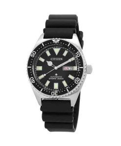 Citizen Promaster Rubber Strap Black Dial Automatic Diver's NY0120-01E 200M Men's Watch