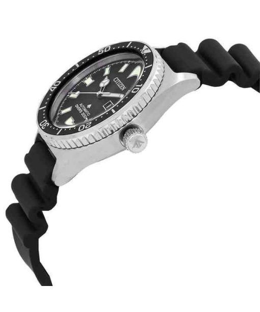 Citizen Promaster Rubber Strap Black Dial Automatic Diver's NY0120-01E 200M Men's Watch