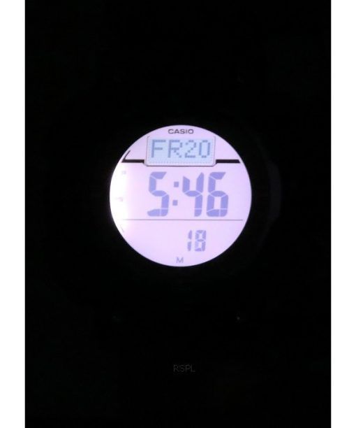 Casio Pro Trek Digital Green Bio Based Resin Strap Tough Solar PRG-340-3 100M Mens Watch