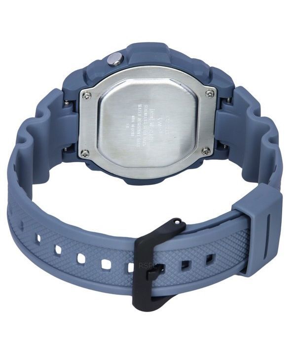 Casio Standard Illuminator Digital Light Blue Resin Strap Quartz W-219HC-2B Mens Watch